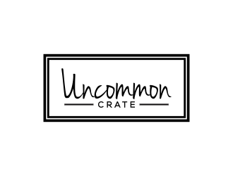 Uncommon crate logo design by ubai popi