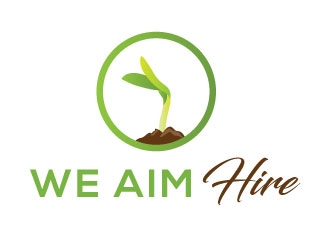 We Aim Hire logo design by Suvendu