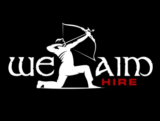 We Aim Hire logo design by DreamLogoDesign