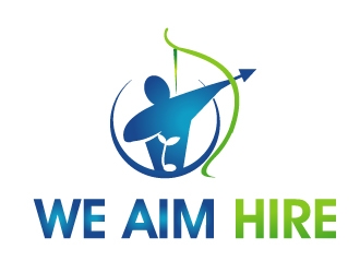 We Aim Hire logo design by PMG