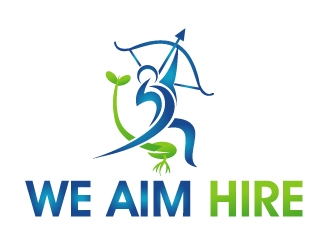 We Aim Hire logo design by PMG