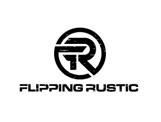 Flipping Rustic logo design by usef44