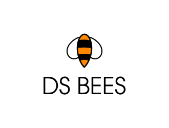 Ds bees logo design by JessicaLopes