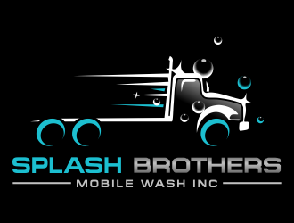 Splash Brothers Mobile Wash Inc. logo design by kopipanas