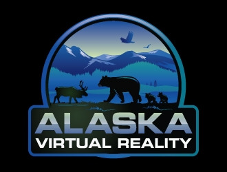 Alaska Virtual Reality logo design by Suvendu