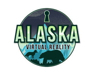 Alaska Virtual Reality logo design by fawadyk