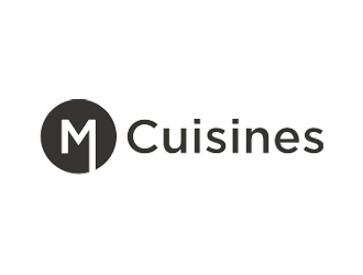 M Cuisines logo design by jancok