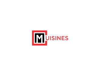 M Cuisines logo design by akhi