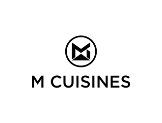 M Cuisines logo design by oke2angconcept