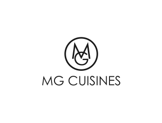 M Cuisines logo design by blessings