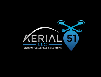 Aerial 51 LLC logo design by bomie