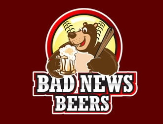 Bad News Beers  logo design by frontrunner
