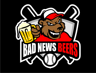 Bad News Beers  logo design by haze