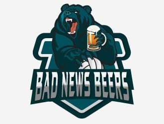 Bad News Beers  logo design by AYATA