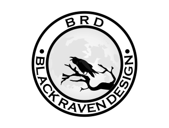 Black Raven Design logo design by Kruger