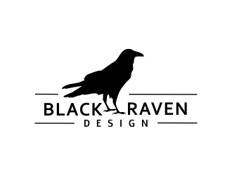 Black Raven Design logo design by Torzo