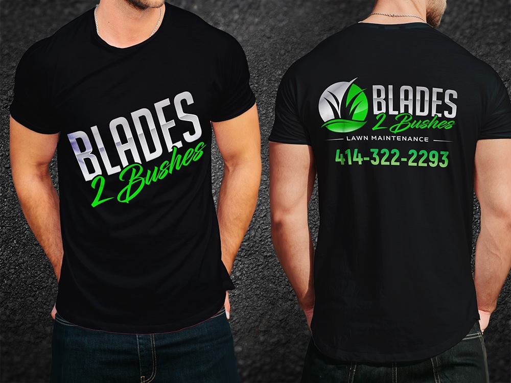 Blades 2 Bushes logo design by aamir