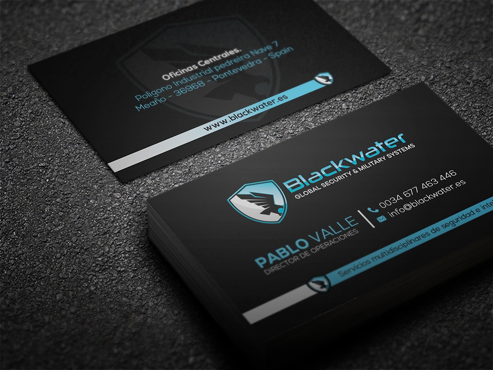 Blackwater Global Security & Military Systems logo design by aamir