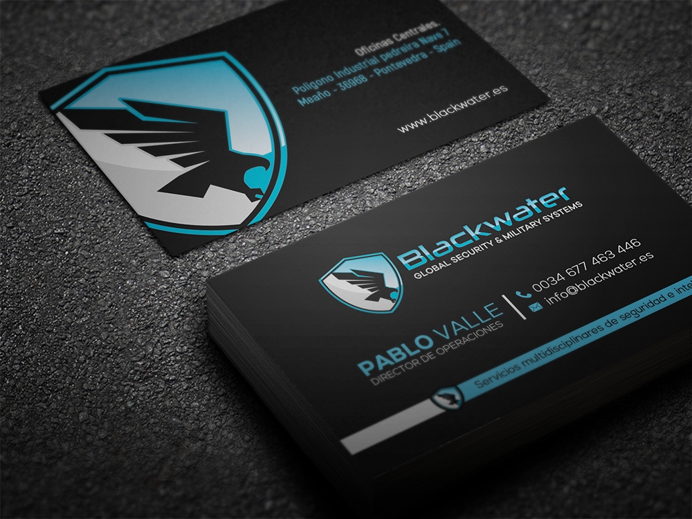Blackwater Global Security & Military Systems logo design by aamir