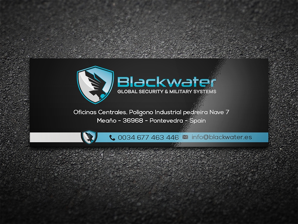 Blackwater Global Security & Military Systems logo design by aamir