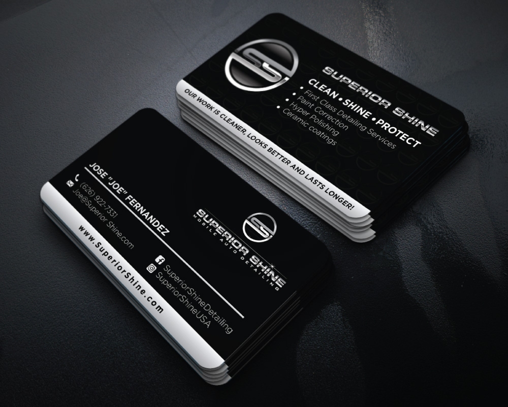 Superior Shine logo design by Boomstudioz