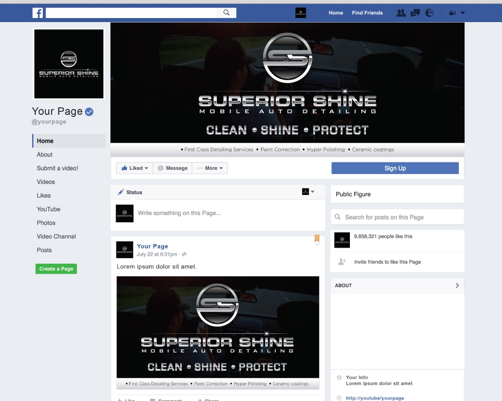 Superior Shine logo design by Boomstudioz