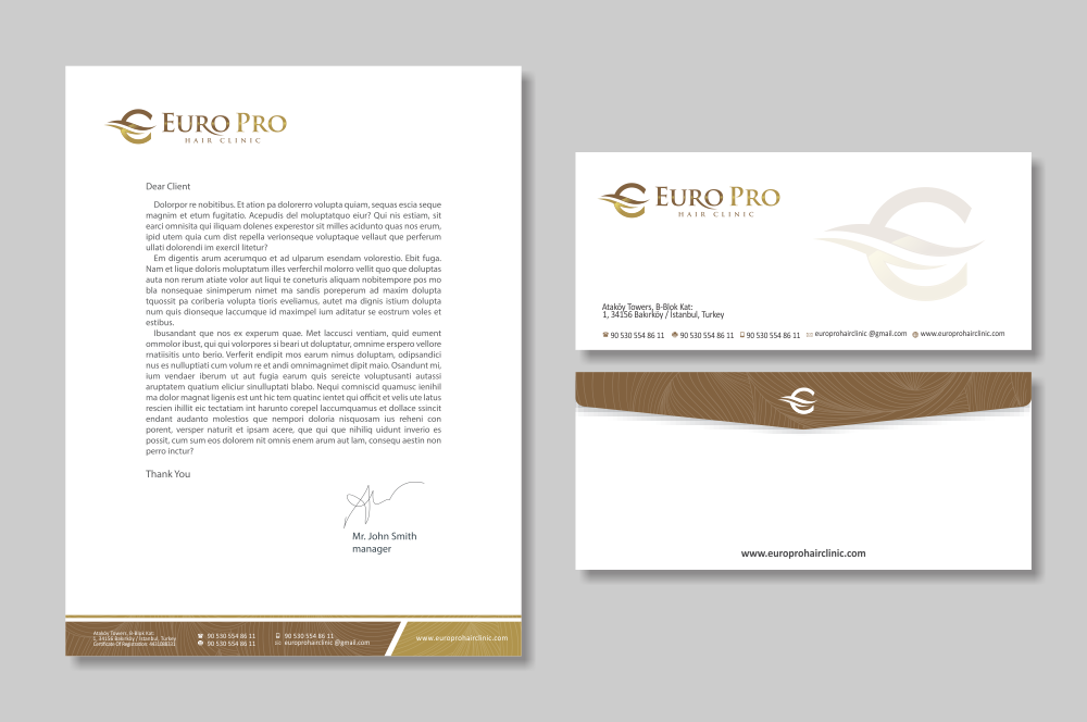 Euro Pro Hair Clinic logo design by mletus