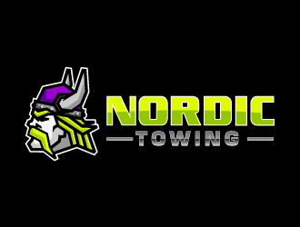 Nordic Towing logo design by SOLARFLARE