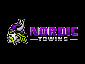 Nordic Towing logo design by SOLARFLARE