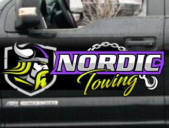 Nordic Towing logo design by Sorjen