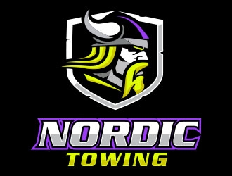 Nordic Towing logo design by Sorjen