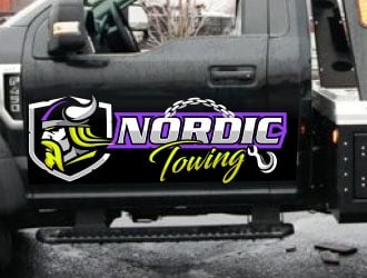 Nordic Towing logo design by Sorjen