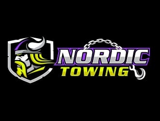 Nordic Towing logo design by Sorjen