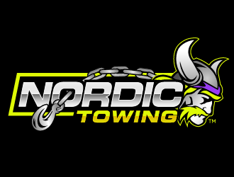 Nordic Towing logo design by THOR_