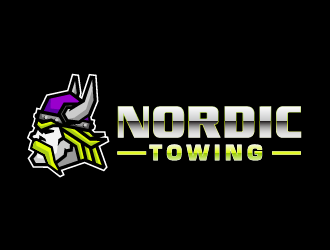 Nordic Towing logo design by SOLARFLARE