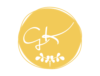 G K  logo design by afra_art