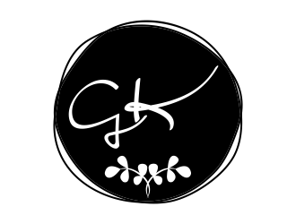 G K  logo design by afra_art