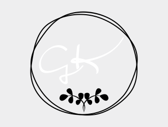 G K  logo design by afra_art
