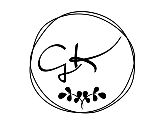 G K  logo design by afra_art