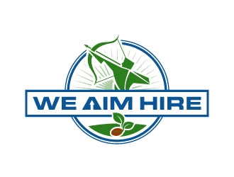 We Aim Hire logo design by daywalker