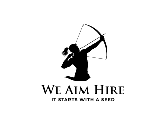 We Aim Hire logo design by torresace