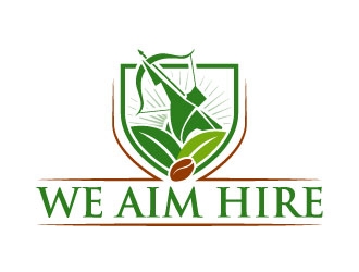 We Aim Hire logo design by daywalker