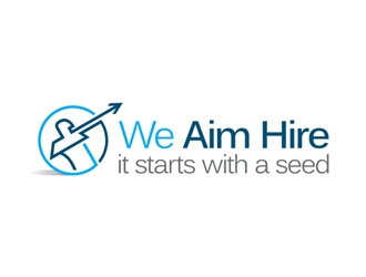 We Aim Hire logo design by openyourmind