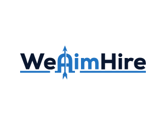 We Aim Hire logo design by pencilhand