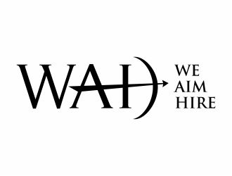 We Aim Hire logo design by 48art