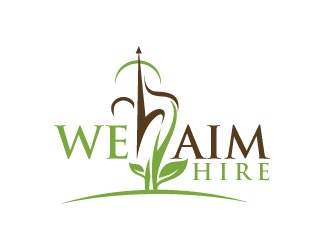 We Aim Hire logo design by sanworks