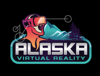 Alaska Virtual Reality logo design by THOR_