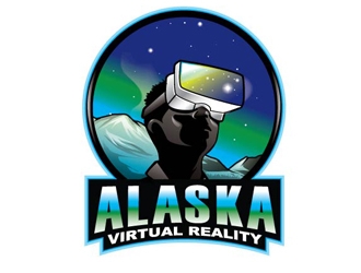 Alaska Virtual Reality logo design by shere