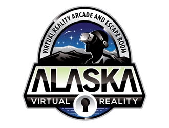 Alaska Virtual Reality logo design by shere