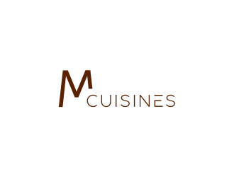 M Cuisines logo design by WooW